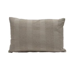Coussin en crochet fait main beige 40x60cm