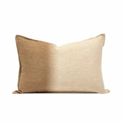 Coussin en laine beige 40x60cm