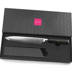 Couteau chef Damas noir - 32.5 cm