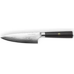 Couteau chef Damas noir - 27 cm
