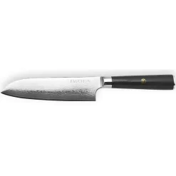 Couteau santoku Damas noir - 29.5 cm