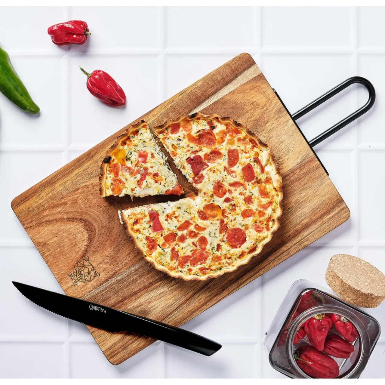 Couteaux à steak Jensen noir mat - 6 pièces