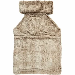 Couverture pour dos avec billes en céramique micro ondable marron - 37x28 cm