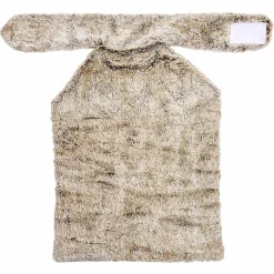 Couverture pour dos avec billes en céramique micro ondable marron - 37x28 cm