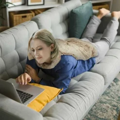 Couverture pour dos avec billes en céramique micro ondable marron - 37x28 cm