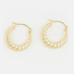 Créoles Iseult or jaune - 15 mm