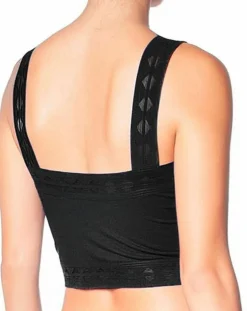 Crop top Jeanne noir