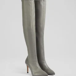 Cuissardes Blake grises - Talon 8,5 cm