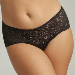 Culotte Coeur Croisé Feminin Dentelle noire