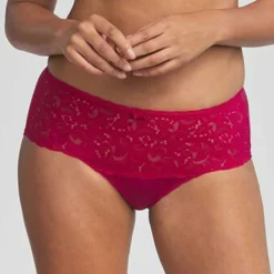 Culotte en dentelle Coeur Croisé Féminin doux begonia