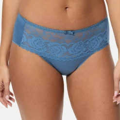 Culotte Flower Elegance bleu océan