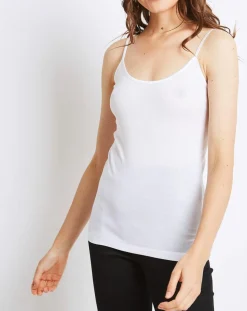 Débardeur 100% Coton Fil d'Ecosse blanc