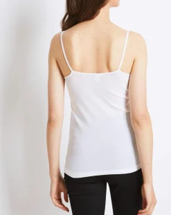 Débardeur 100% Coton Fil d'Ecosse blanc