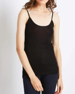 Débardeur 100% Coton Fil d'Ecosse noir