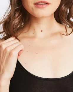 Débardeur 100% Coton Fil d'Ecosse noir