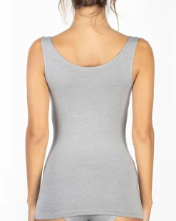 Débardeur Juliette en Micromodal gris clair