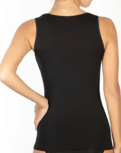 Débardeur Laine et Soie noir