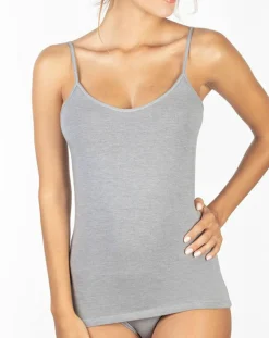 Débardeur Lucie en Micromodal gris clair