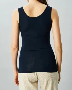 Débardeur Valérie en Micromodal bleu