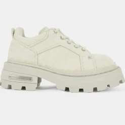 Derbies Detroit crème - Talon 5 cm