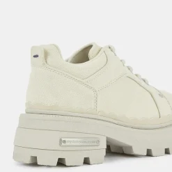 Derbies Detroit crème - Talon 5 cm