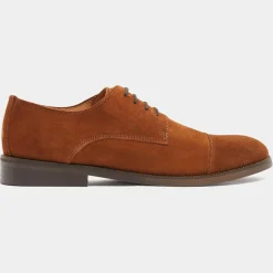 Derbies en Cuir camel