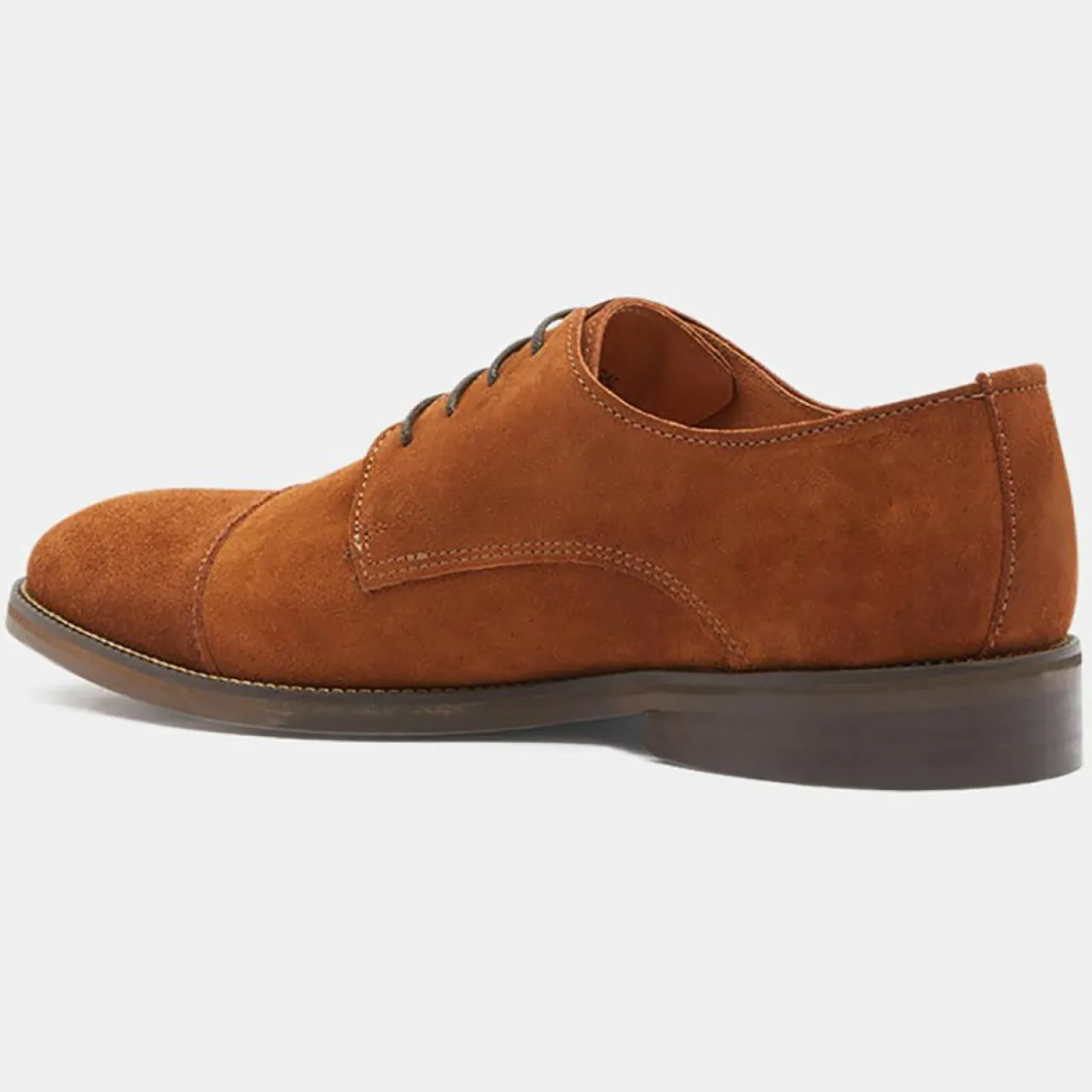 Derbies en Cuir camel