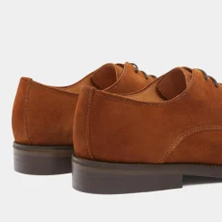Derbies en Cuir camel