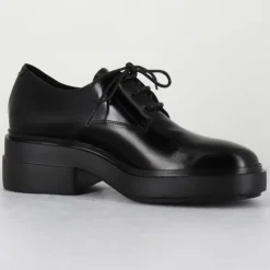 Derbies en Cuir noires - Talon 5.5 cm