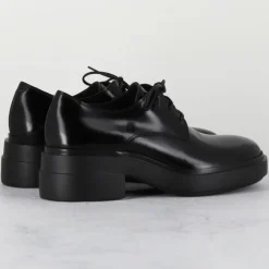 Derbies en Cuir noires - Talon 5.5 cm