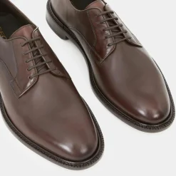 Derbies en Cuir Premium Artenova marron foncé