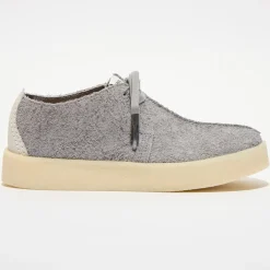 Derbies en Velours de Cuir texturé Trek Cup grises