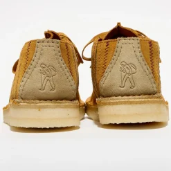 Derbies en Velours de Cuir Desert Trek ocre