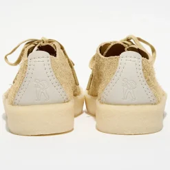 Derbies en Velours de Cuir texturé Trek Cup beiges