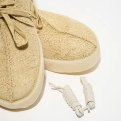 Derbies en Velours de Cuir texturé Trek Cup beiges