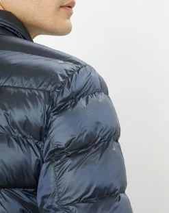 Doudoune Aston Martin Racing Shiny bleue