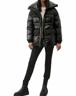 Doudoune bimatière Colh noire