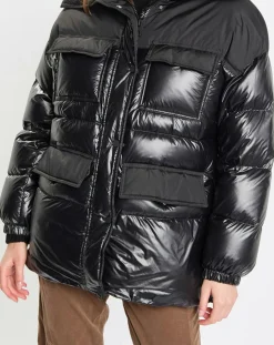 Doudoune bimatière Colh noire