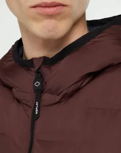 Doudoune Classic Logo bordeaux