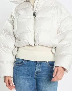 Doudoune Cropped écrue