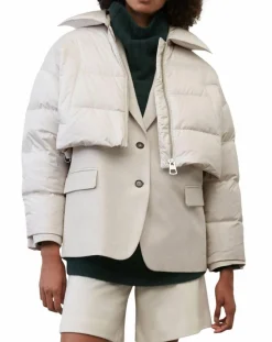 Doudoune Cropped écrue