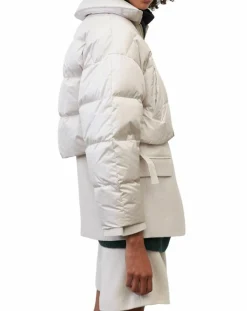 Doudoune Cropped écrue