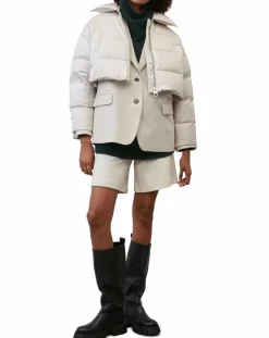 Doudoune Cropped écrue