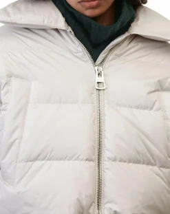 Doudoune Cropped écrue