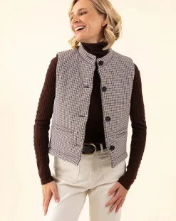 Doudoune Elvis pied de poule