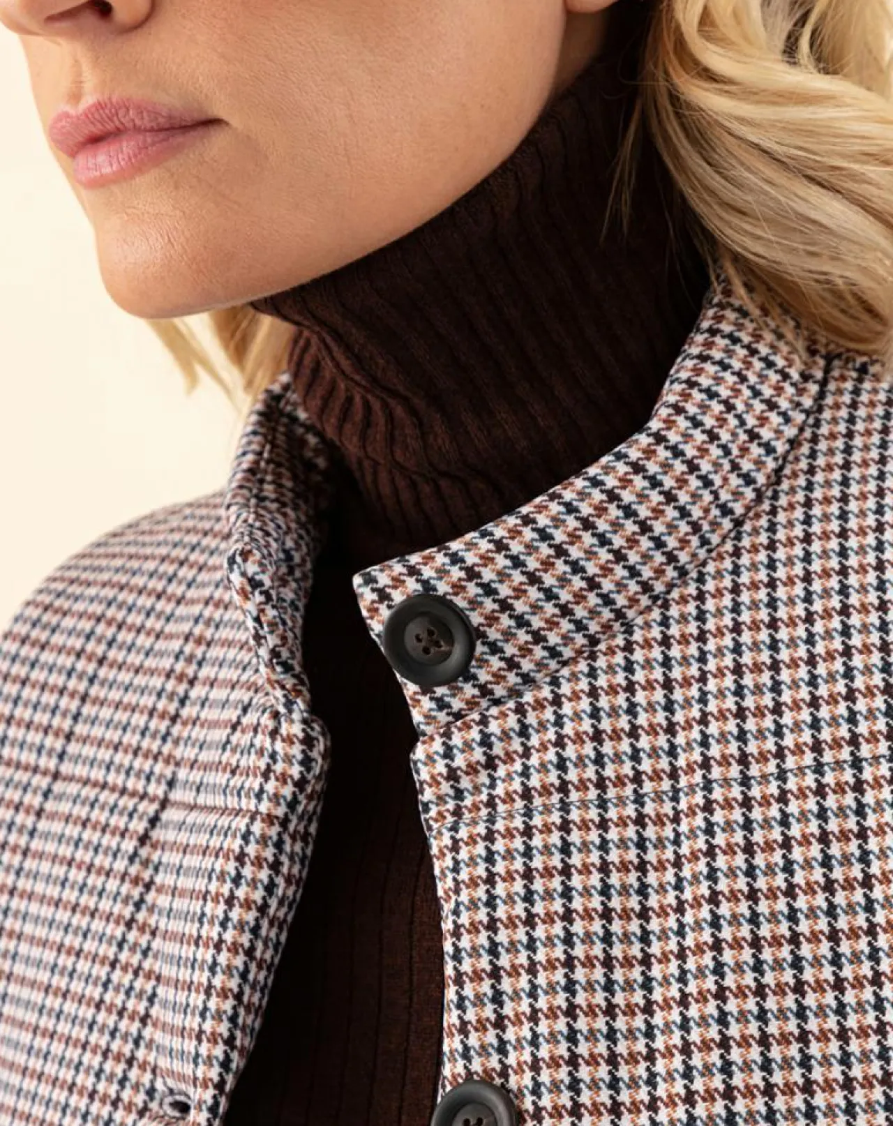 Doudoune Elvis pied de poule