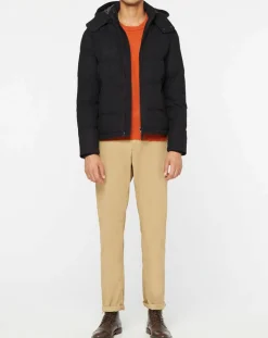 Doudoune en Flanelle Puffer gris foncé