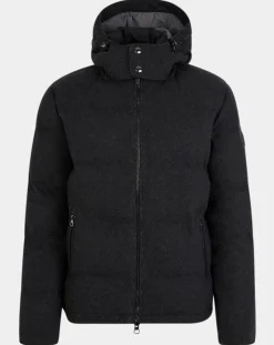 Doudoune en Flanelle Puffer gris foncé