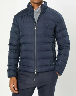 Doudoune Gfg unie bleu foncé