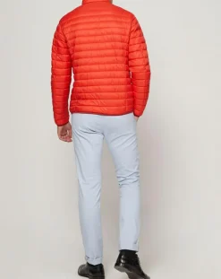 Doudoune light manches longues rouge